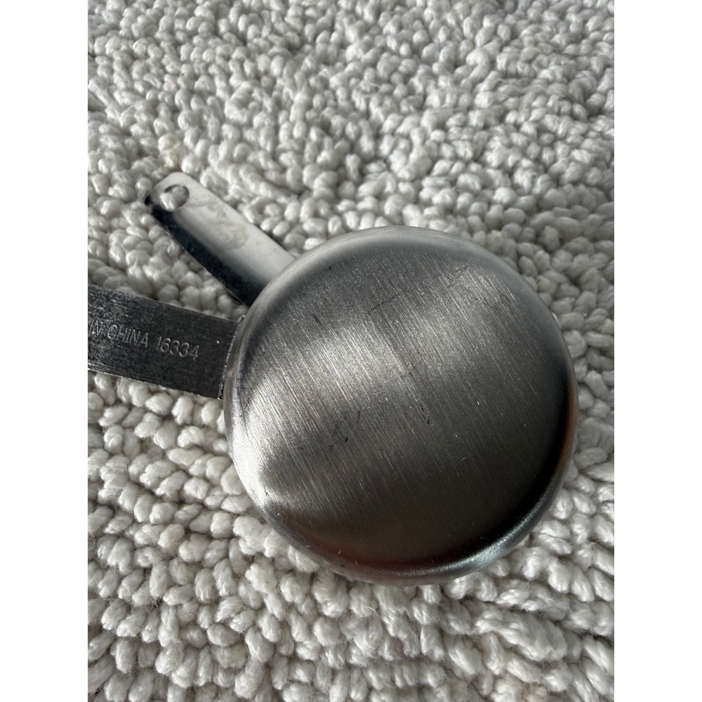 Stainless Steel Measuring Cups Set of 5‎ Silver Nested Kitchen Tools 16334 - Picture 10 of 12